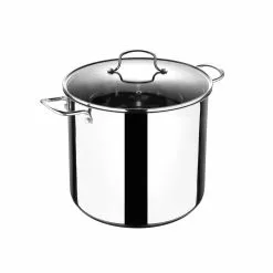 12 qt. Stainless Steel Nonstick Stock Pot with Lid by BERGNER 11 12 qt. Stainless Steel Nonstick Stock Pot with Lid by BERGNER -Cookware Sales Shop stock pots bgus10125sts 4f 1000