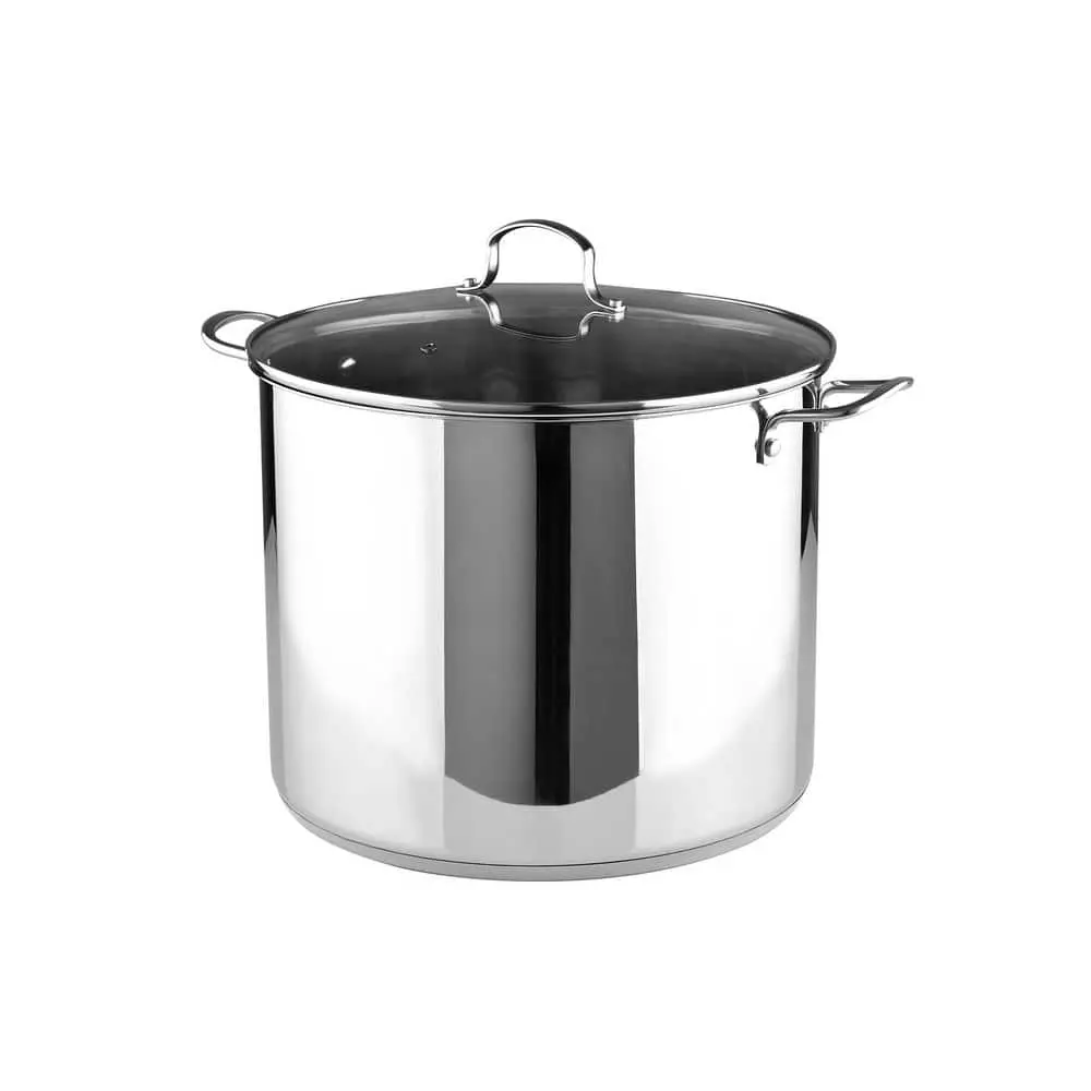 12 qt. Stainless Steel Nonstick Stock Pot with Lid by BERGNER 3 12 qt. Stainless Steel Nonstick Stock Pot with Lid by BERGNER