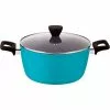 5 Qt. Granite Aluminum Nonstick Stock Pot in Blue with Lid by EPPMO -Cookware Sales Shop stock pots em c2005 4 64 1000