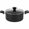 4.94 Qt. Hard-Anodized Aluminum Nonstick Stock Pot in Black with Lid by EPPMO 2 4.94 Qt. Hard-Anodized Aluminum Nonstick Stock Pot in Black with Lid by EPPMO -Cookware Sales Shop stock pots em c2006 4 64 1000