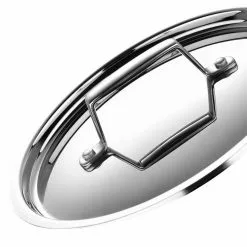 5CX 3.5 qt. Stainless Steel Copper Core Soup Pot with Glass Lid by MasterPRO -Cookware Sales Shop stock pots mpus10182stsms fa 1000