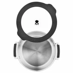 Nesting Stainless Steel Collection 3.6 qt. Covered Stock Pot by MasterPRO 16 Nesting Stainless Steel Collection 3.6 qt. Covered Stock Pot by MasterPRO -Cookware Sales Shop stock pots mpus10206sts 1f 1000