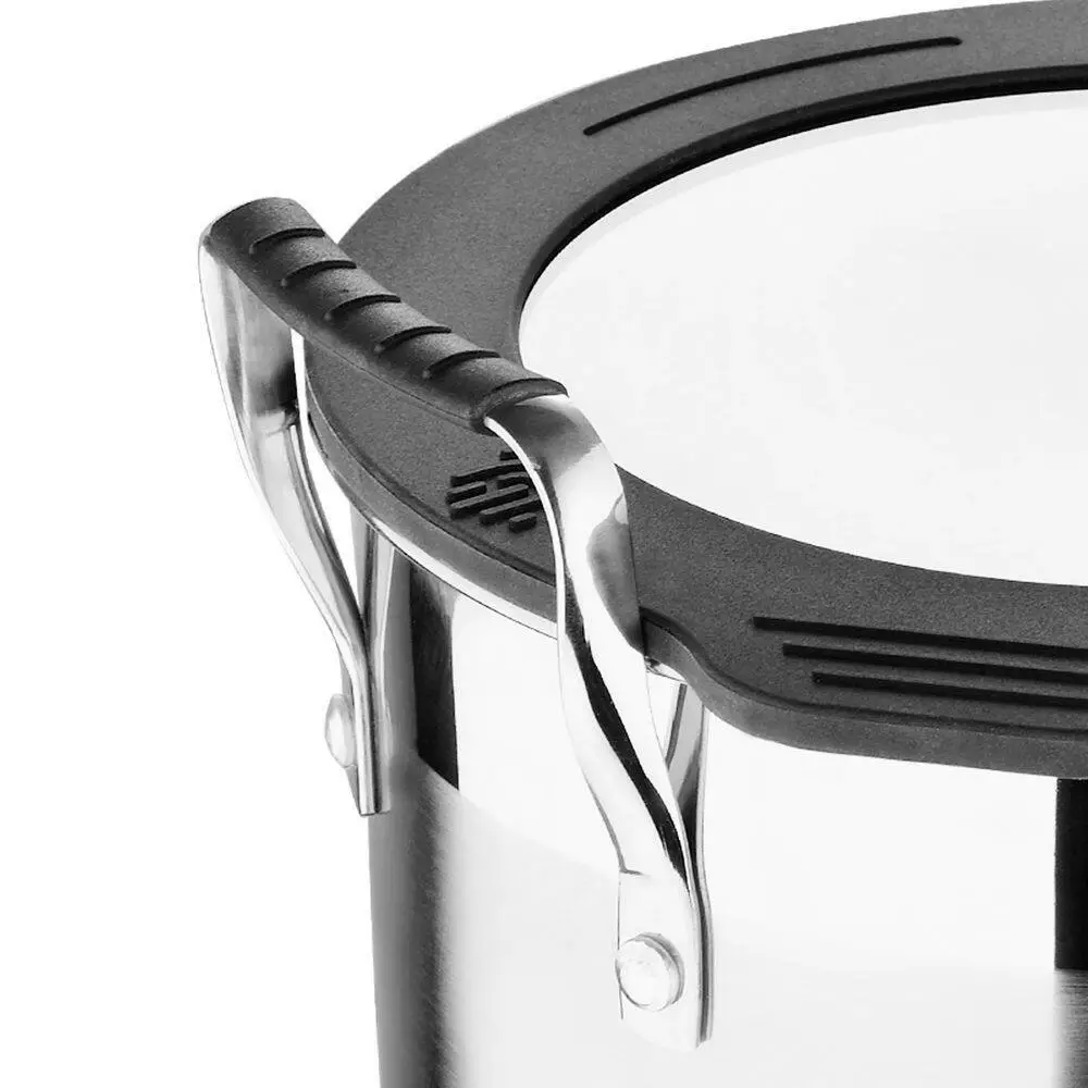 Nesting Stainless Steel Collection 3.6 qt. Covered Stock Pot by MasterPRO 9 Nesting Stainless Steel Collection 3.6 qt. Covered Stock Pot by MasterPRO - Image 7