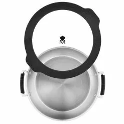 Nesting Stainless Steel Collection 7.3 qt. Covered Stock Pot by MasterPRO -Cookware Sales Shop stock pots mpus10207sts 1f 1000