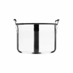 Nesting Stainless Steel Collection 7.3 qt. Covered Stock Pot by MasterPRO -Cookware Sales Shop stock pots mpus10207sts 4f 1000