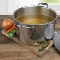 24 Qt. All Purpose Stainless Steel Cooking Stock Pot by Camerons Products 7 24 Qt. All Purpose Stainless Steel Cooking Stock Pot by Camerons Products -Cookware Sales Shop stock pots sp24w 4f 1000