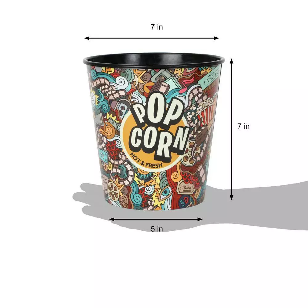 6 qt. Stainless Steel with 4-Film Festival Graffiti Tubs by Whirley-Pop 6 6 qt. Stainless Steel with 4-Film Festival Graffiti Tubs by Whirley-Pop - Image 4