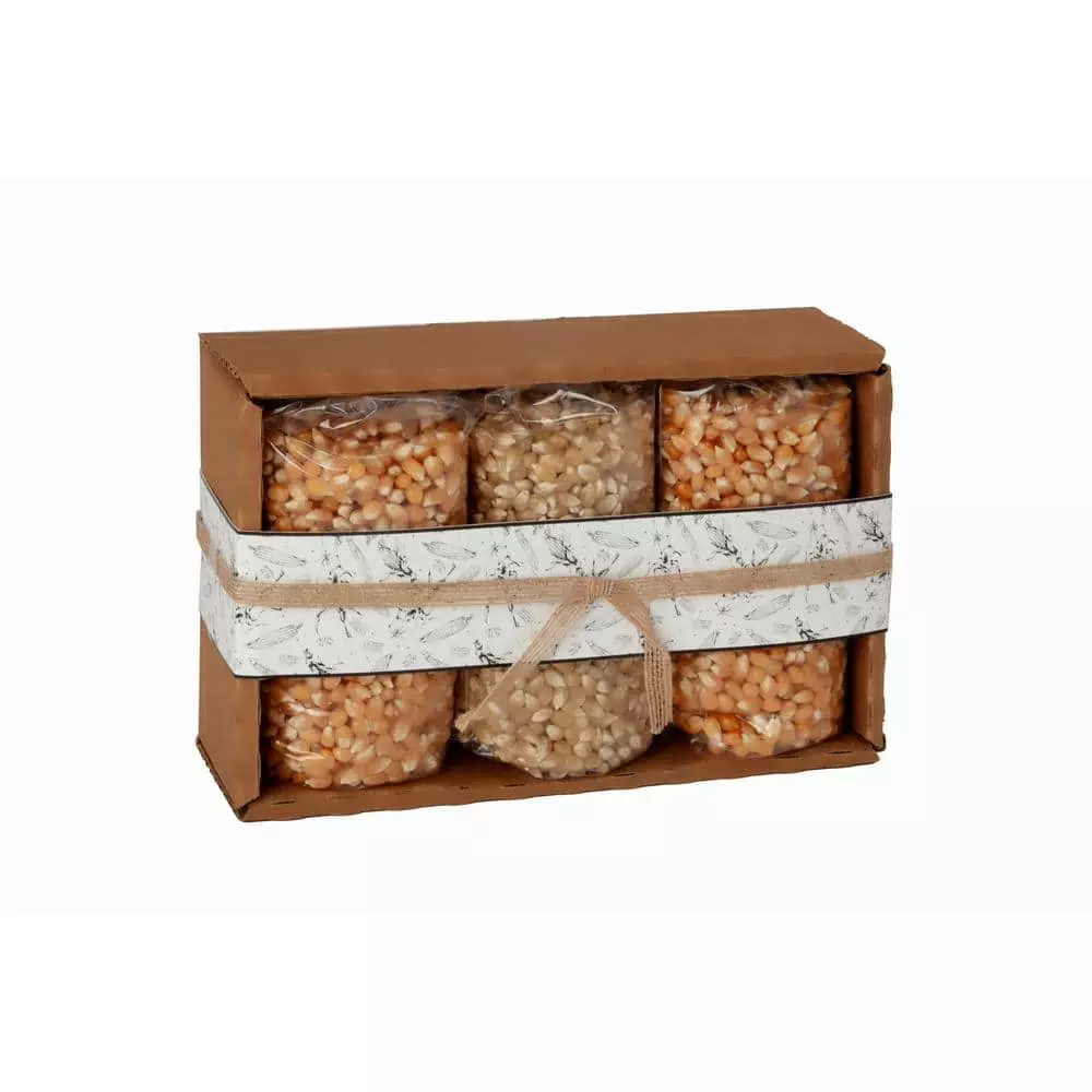 6qt. Aluminum Stovetop Popcorn Popper with Old Time Farmers Favorite Set by Whirley-Pop 4 6qt. Aluminum Stovetop Popcorn Popper with Old Time Farmers Favorite Set by Whirley-Pop - Image 2