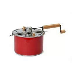 6 qt. Aluminum Red Stovetop Popcorn Popper with 12-Days of Christmas Popcorn Seasoning Set by Whirley-Pop 10 6 qt. Aluminum Red Stovetop Popcorn Popper with 12-Days of Christmas Popcorn Seasoning Set by Whirley-Pop -Cookware Sales Shop stovetop popcorn poppers 26020 4f 1000