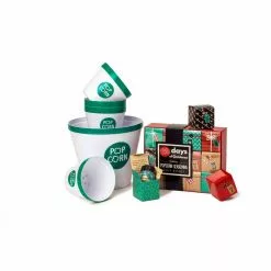 6 qt. Aluminum Stovetop Popcorn Popper with 12-Days of Christmas Popcorn Seasoning Set by Whirley-Pop 12 6 qt. Aluminum Stovetop Popcorn Popper with 12-Days of Christmas Popcorn Seasoning Set by Whirley-Pop -Cookware Sales Shop stovetop popcorn poppers 38026 c3 1000