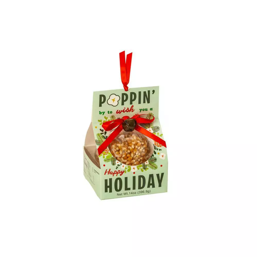 6 qt. Copper Plate Stainless Steel Stovetop Popcorn Popper Poppin' by to Wish You Happy Holidays Set by Whirley-Pop 6 6 qt. Copper Plate Stainless Steel Stovetop Popcorn Popper Poppin' by to Wish You Happy Holidays Set by Whirley-Pop - Image 4