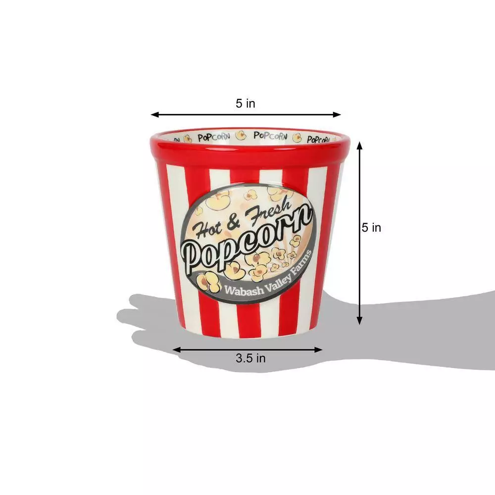 6 qt. Copper Plate Stainless Steel Stovetop Popcorn Popper Poppin' by to Wish You Happy Holidays Set by Whirley-Pop 5 6 qt. Copper Plate Stainless Steel Stovetop Popcorn Popper Poppin' by to Wish You Happy Holidays Set by Whirley-Pop - Image 3