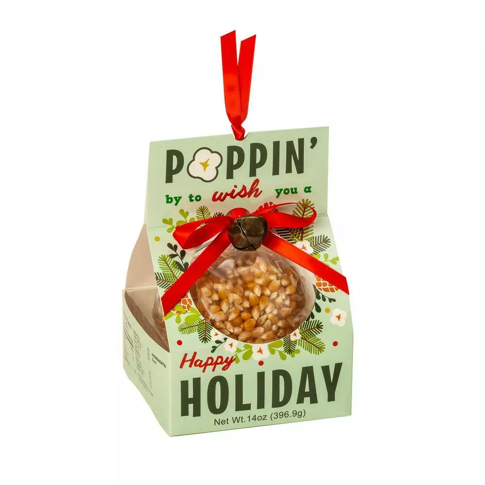 6qt. Aluminum Red Stovetop Popcorn Popper with Holiday Popcorn Ornament by Whirley-Pop 6 6qt. Aluminum Red Stovetop Popcorn Popper with Holiday Popcorn Ornament by Whirley-Pop - Image 4