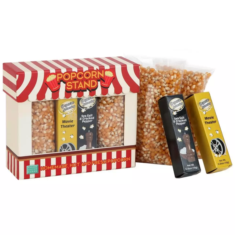 6 qt. Stainless Steel Stovetop Popcorn Popper and Popcorn Stand Gift Set by Whirley-Pop 6 6 qt. Stainless Steel Stovetop Popcorn Popper and Popcorn Stand Gift Set by Whirley-Pop - Image 4