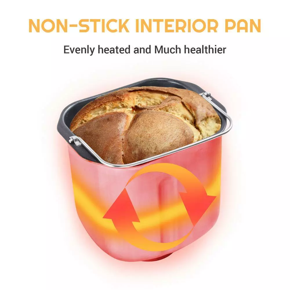 1.5 qt. Stainless Steel Pro Bread Machine Pressure Cooker Bakeware with Recipe Book by SYBO 5 1.5 qt. Stainless Steel Pro Bread Machine Pressure Cooker Bakeware with Recipe Book by SYBO - Image 3