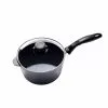 Classic Series 3.2 qt. Cast Aluminum Nonstick Sauce Pan in Gray with Glass Lid by Swiss Diamond 2 Classic Series 3.2 qt. Cast Aluminum Nonstick Sauce Pan in Gray with Glass Lid by Swiss Diamond -Cookware Sales Shop swiss diamond sauce pans 6720c 64 1000