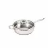 Premium Clad 4.2 qt. Stainless Steel Saute Pan with Glass Lid by Swiss Diamond 2 Premium Clad 4.2 qt. Stainless Steel Saute Pan with Glass Lid by Swiss Diamond -Cookware Sales Shop swiss diamond saute pans sdclad3728ic 64 1000