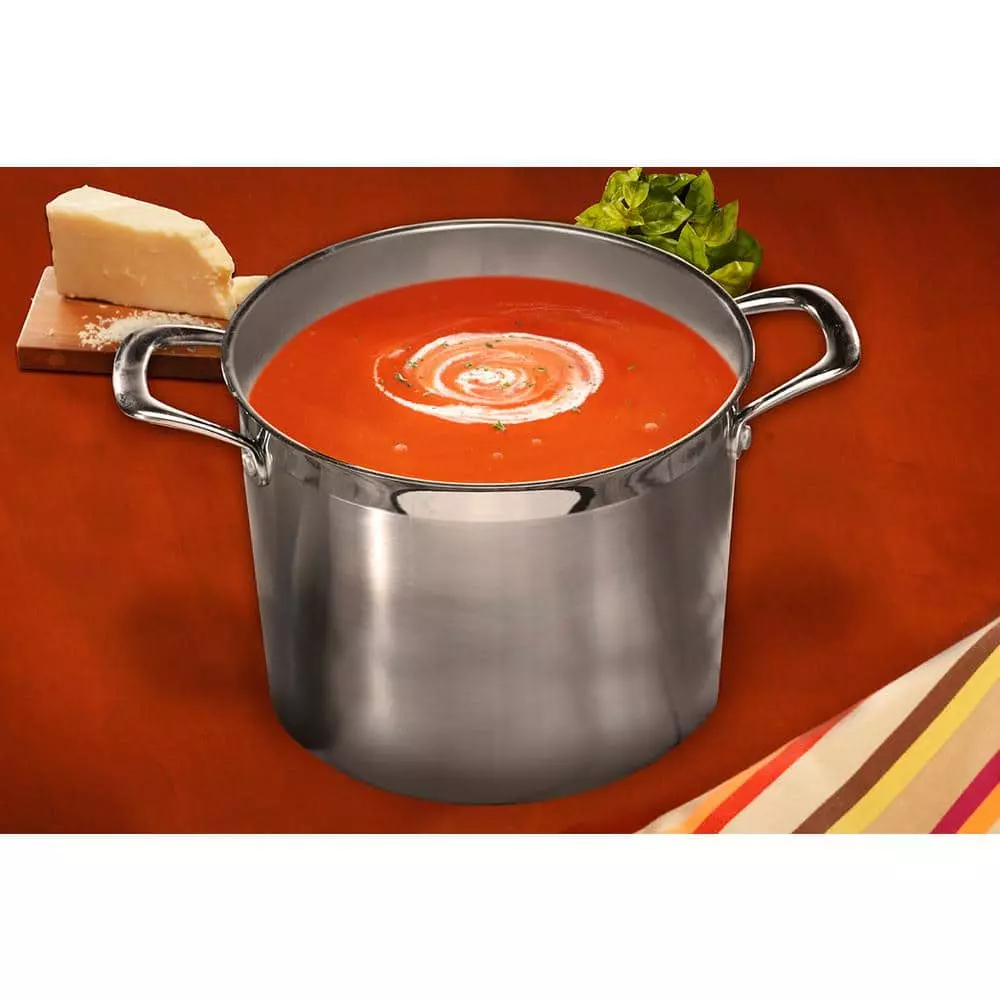 Premium Steel 8 Qt. Stock Pot with Lid by Swiss Diamond 4 Premium Steel 8 Qt. Stock Pot with Lid by Swiss Diamond - Image 2