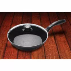 Nonstick Edge Stir Fry Pan with Lid by Swiss Diamond -Cookware Sales Shop swiss diamond woks stir fry pans sd6526c 4f 1000