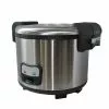 Commercial Rice Cooker/Warmer, 60 Cups with Hinged Lid, Stainless Steel Exterior, Non-Stick Insert Pot by SYBO 2 Commercial Rice Cooker/Warmer, 60 Cups with Hinged Lid, Stainless Steel Exterior, Non-Stick Insert Pot by SYBO -Cookware Sales Shop sybo stovetop pressure cookers cfxb100 4b 64 1000