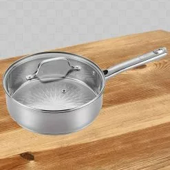 3.5 qt. Stainless Steel Saute Pan with Glass Lid by T-fal -Cookware Sales Shop t fal saute pans e7603274 31 1000