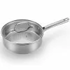 3.5 qt. Stainless Steel Saute Pan with Glass Lid by T-fal -Cookware Sales Shop t fal saute pans e7603274 64 1000
