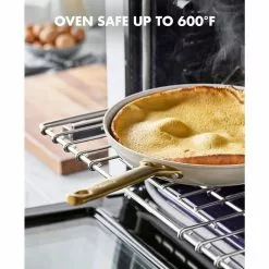 Reserve 2-Piece Heathy Ceramic Nonstick 10" and 12" Frying Pan Set in Taupe by GreenPan -Cookware Sales Shop taupe greenpan pot pan sets cc005209 001 1f 1000