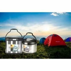 5 qt. Stainless Steel Energy-Saving Thermal Cooker Stock Pot in Black by Tayama -Cookware Sales Shop tayama stock pots txm 50cfr 31 1000