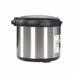 7 qt. Stainless Steel Energy-Saving Thermal Cooker Stock Pot in Black by Tayama -Cookware Sales Shop tayama stock pots txm 70cfzr 4f 1000