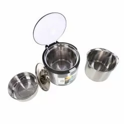 7 qt. Stainless Steel Energy-Saving Thermal Cooker Stock Pot in Black by Tayama -Cookware Sales Shop tayama stock pots txm 70cfzr fa 1000