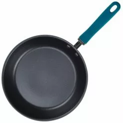 Create Delicious 2-Piece Hard-Anodized Aluminum Nonstick Skillet Set in Teal and Gray by Rachael Ray 18 Create Delicious 2-Piece Hard-Anodized Aluminum Nonstick Skillet Set in Teal and Gray by Rachael Ray -Cookware Sales Shop teal and gray rachael ray skillets 81127 76 1000