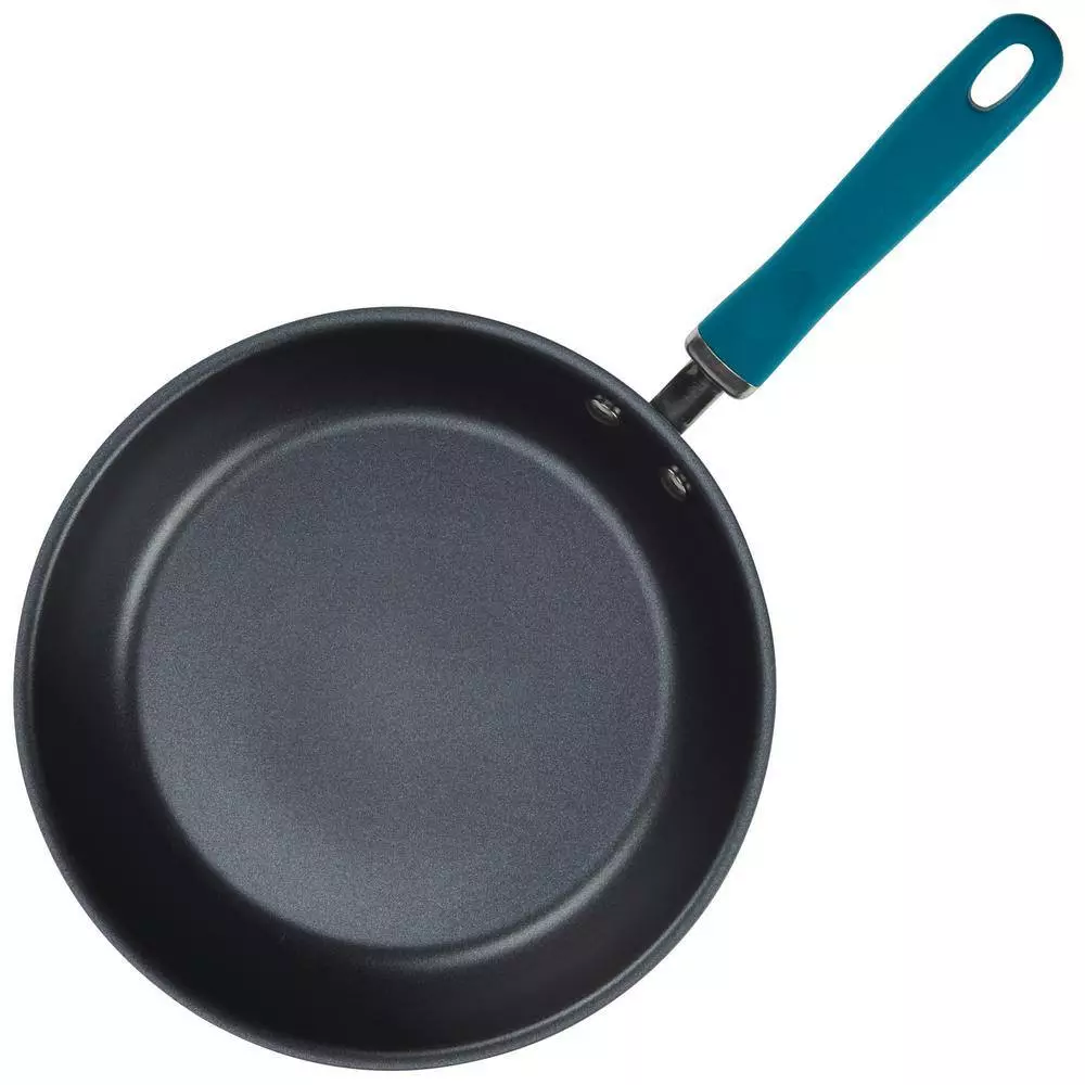 Create Delicious 2-Piece Hard-Anodized Aluminum Nonstick Skillet Set in Teal and Gray by Rachael Ray 10 Create Delicious 2-Piece Hard-Anodized Aluminum Nonstick Skillet Set in Teal and Gray by Rachael Ray - Image 8