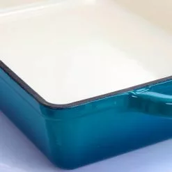 Artisan 13 in. Rectangle Enameled Cast Iron Lasagna Pan by Crock-Pot 8 Artisan 13 in. Rectangle Enameled Cast Iron Lasagna Pan by Crock-Pot -Cookware Sales Shop teal ombre crock pot roasting pans 985100807m 4f 1000