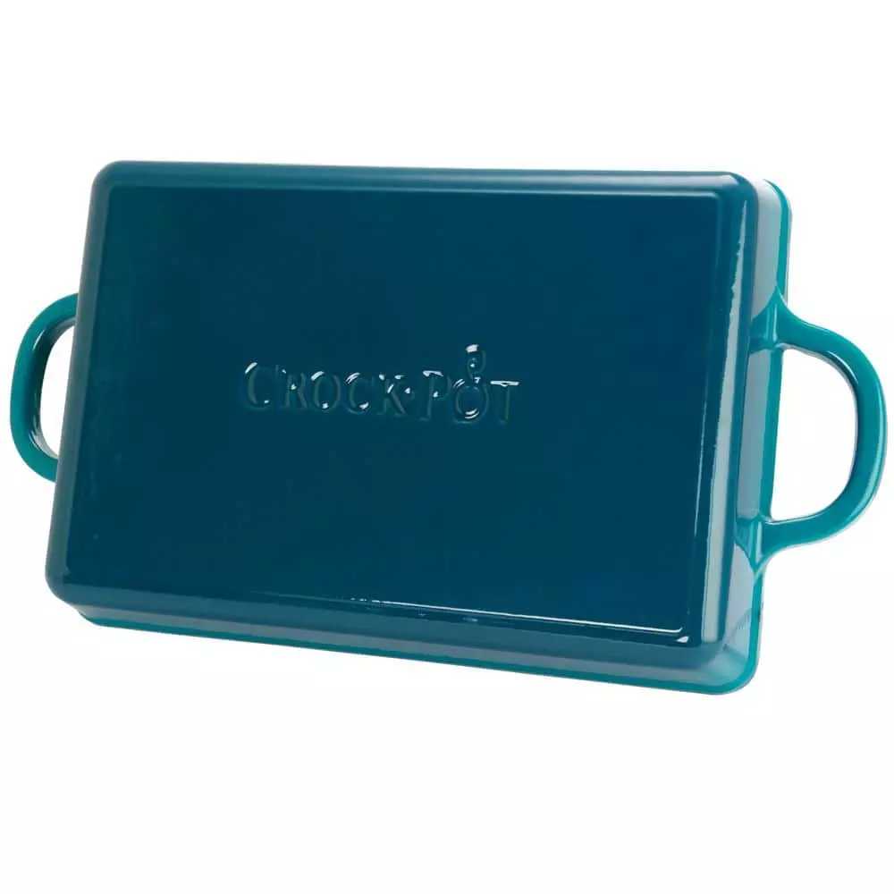 Artisan 13 in. Rectangle Enameled Cast Iron Lasagna Pan by Crock-Pot 4 Artisan 13 in. Rectangle Enameled Cast Iron Lasagna Pan by Crock-Pot - Image 2