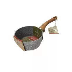 Stone & Wood 1 qt. Aluminum Nonstick Sauce Pan in Granite by Tognana -Cookware Sales Shop tognana sauce pans v775812mgrw c3 1000