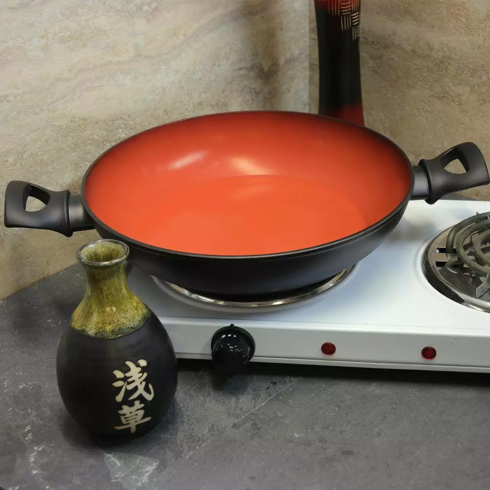 Terra-Cotta 3 Qt. Forged Aluminum Braiser Pan by Tosca 5 Terra-Cotta 3 Qt. Forged Aluminum Braiser Pan by Tosca - Image 3