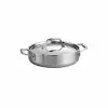 Gourmet Tri-Ply Clad 3 Qt. Covered Braiser by Tramontina