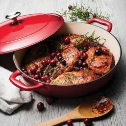 Gourmet 4 Qt. Cast Iron Braising Pan by Tramontina 12 Gourmet 4 Qt. Cast Iron Braising Pan by Tramontina -Cookware Sales Shop tramontina braisers 80131 050ds 4f 1000