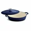 Gourmet 4 Qt. Cast Iron Braising Pan by Tramontina 2 Gourmet 4 Qt. Cast Iron Braising Pan by Tramontina -Cookware Sales Shop tramontina braisers 80131 069ds 64 1000