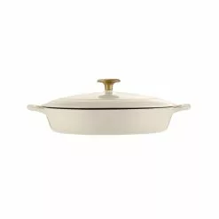 Gourmet 4 qt. Latte Cast Iron Braiser by Tramontina -Cookware Sales Shop tramontina braisers 80131 087ds a0 1000