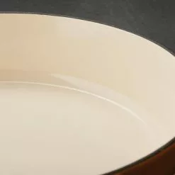 Gourmet 4 qt. Sunrise Yellow Cast Iron Braiser by Tramontina -Cookware Sales Shop tramontina braisers 80131 088ds 4f 1000