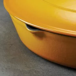 Gourmet 4 qt. Sunrise Yellow Cast Iron Braiser by Tramontina -Cookware Sales Shop tramontina braisers 80131 088ds 77 1000