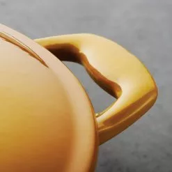 Gourmet 4 qt. Sunrise Yellow Cast Iron Braiser by Tramontina -Cookware Sales Shop tramontina braisers 80131 088ds c3 1000