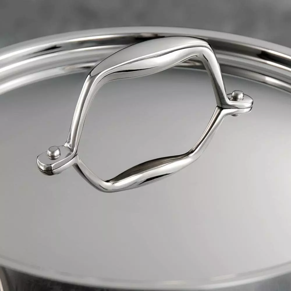 Gourmet Tri-Ply Clad 1.5 qt. Stainless Steel Sauce Pan with Lid by Tramontina 7 Gourmet Tri-Ply Clad 1.5 qt. Stainless Steel Sauce Pan with Lid by Tramontina - Image 5