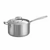 Gourmet 4 Qt. Tri-Ply Clad Saucepan with Lid by Tramontina 1 Gourmet 4 Qt. Tri-Ply Clad Saucepan with Lid by Tramontina -Cookware Sales Shop tramontina sauce pans 80116 024ds 64 1000