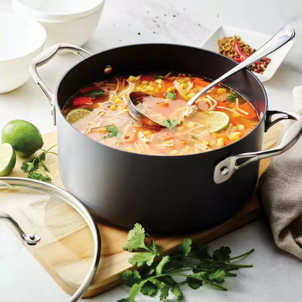 5 qt. Hard-Anodized Aluminum Nonstick Covered Dutch Oven by Tramontina 5 5 qt. Hard-Anodized Aluminum Nonstick Covered Dutch Oven by Tramontina - Image 3