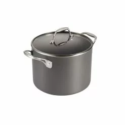 8 qt. Hard-Anodized Aluminum Nonstick Covered Stock Pot by Tramontina
