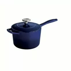 Gourmet 2.5 qt. Enameled Cast Iron Sauce Pan in Gradated Cobalt with Lid by Tramontina 11 Gourmet 2.5 qt. Enameled Cast Iron Sauce Pan in Gradated Cobalt with Lid by Tramontina -Cookware Sales Shop tramontina sauce pans 80131 070ds a0 1000