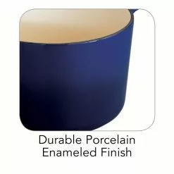 Gourmet 2.5 qt. Enameled Cast Iron Sauce Pan in Gradated Cobalt with Lid by Tramontina 12 Gourmet 2.5 qt. Enameled Cast Iron Sauce Pan in Gradated Cobalt with Lid by Tramontina -Cookware Sales Shop tramontina sauce pans 80131 070ds c3 1000