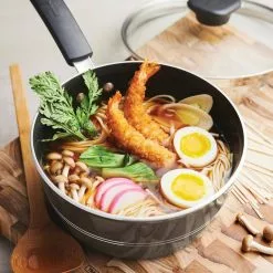 Sicilia 2.5 qt. Aluminum Nonstick Covered Sauce Pan in Hazelnut by Tramontina -Cookware Sales Shop tramontina sauce pans 80149 053ds 4f 1000